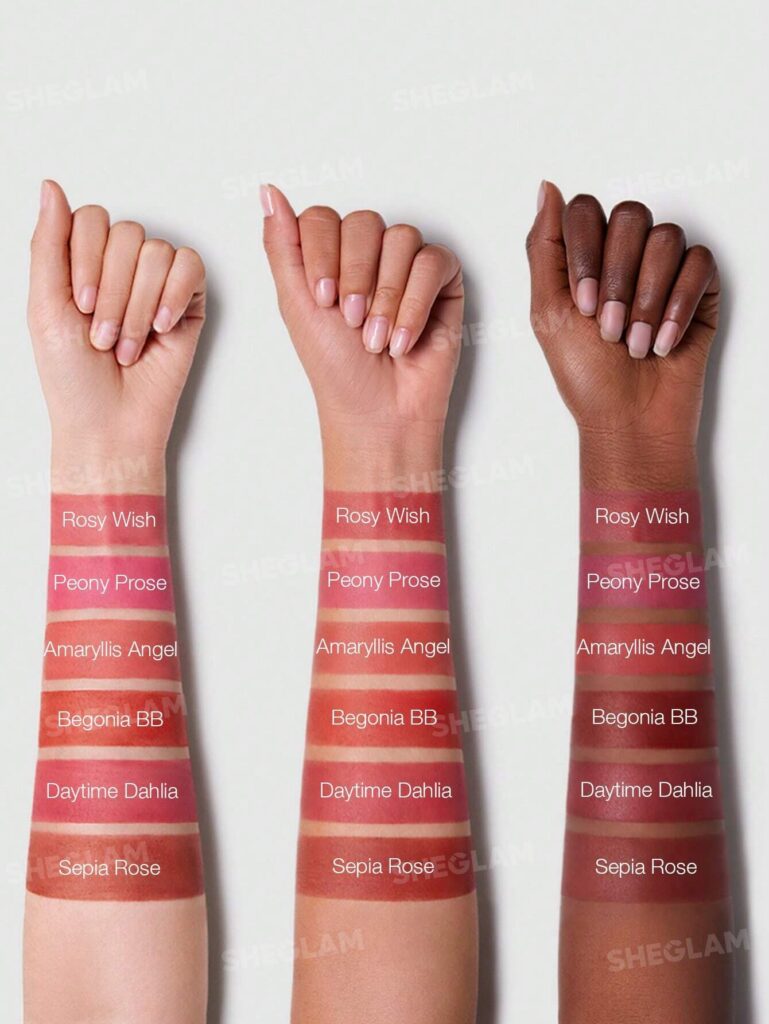 پالت رژگونه ۶ رنگ شیگلم